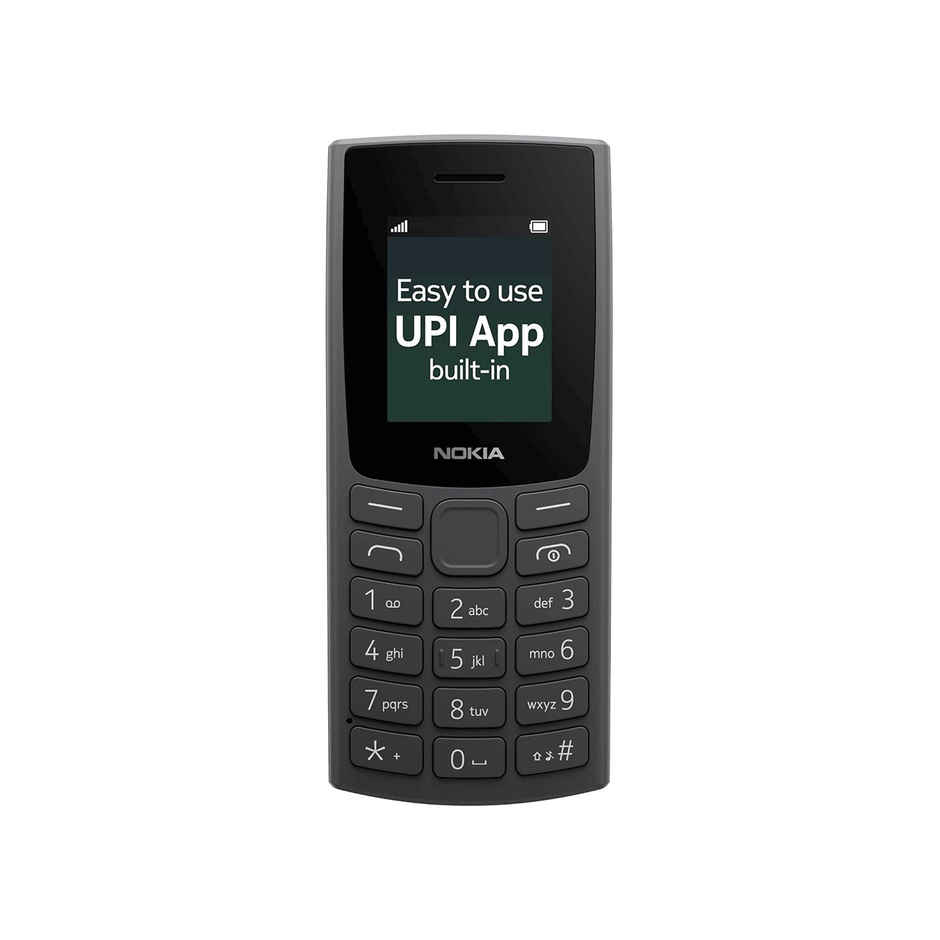 Nokia 105 SS Keypad Mobile |1.8" Display|4 MB, Charcoal |10174121|SS TA-1575 SS |2023|SP01Z07Z1697Y