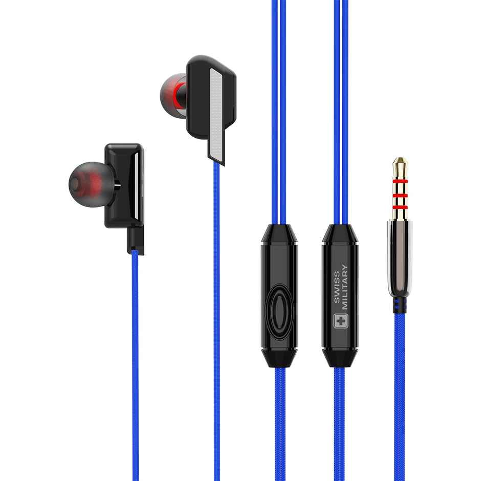 Swiss Military Audio Earphone Sm Reverb Blue