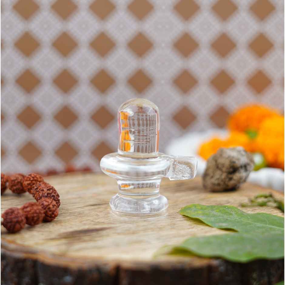 Glass Shivling | Shiva Lingam for Meditation & Pooja | Servdharm