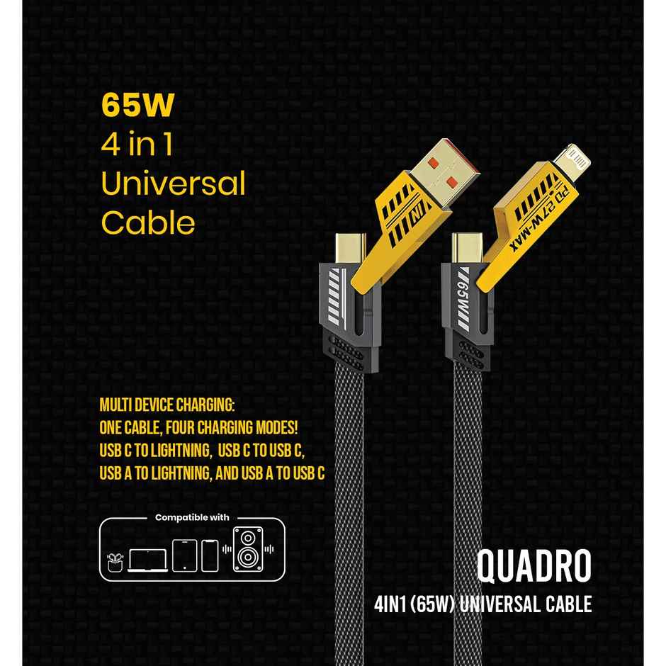 Swiss Military Audio Cable - Quadro 4-in-1