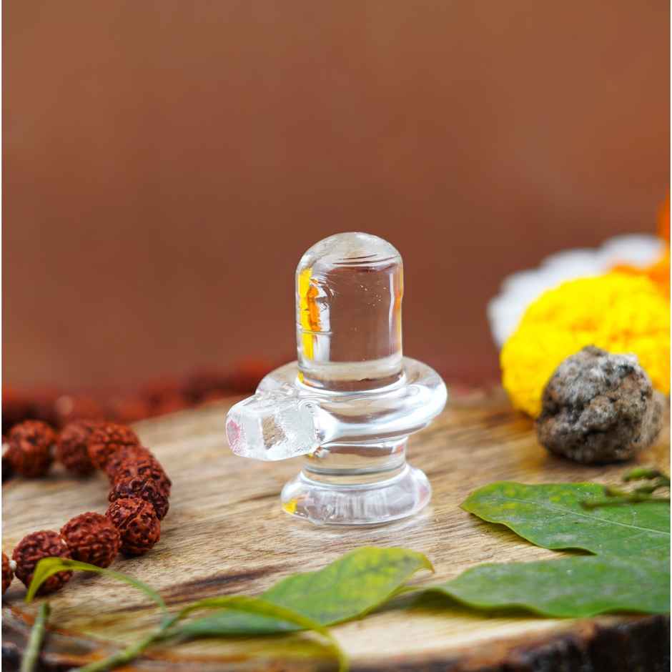 Glass Shivling | Shiva Lingam for Meditation & Pooja | Servdharm