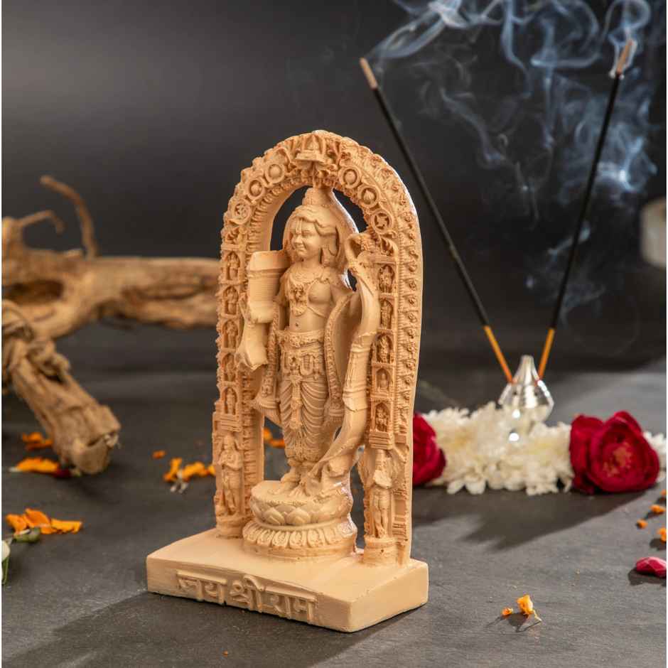 Shri Ram Lalla Idol | Premium Beige Mandir Colour | ServDharm