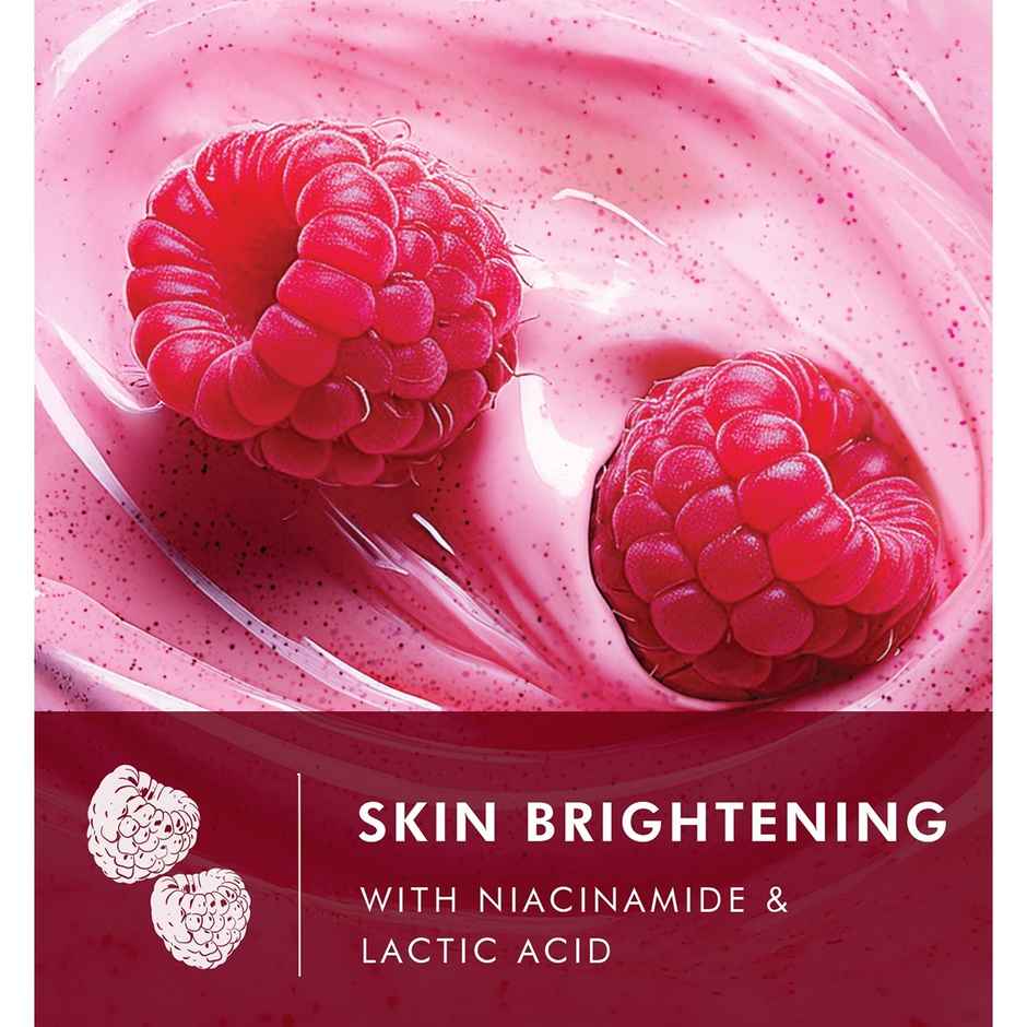 mCaffeine Brightening Raspberry Rush Body Scrub