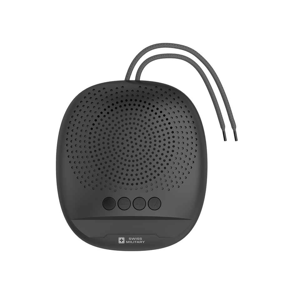 Swiss Military Audio Bluetooth Speaker Ancha Dude Black