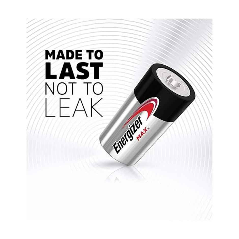 Energizer Max Alkaline Batteries - C (Pack Of 2)