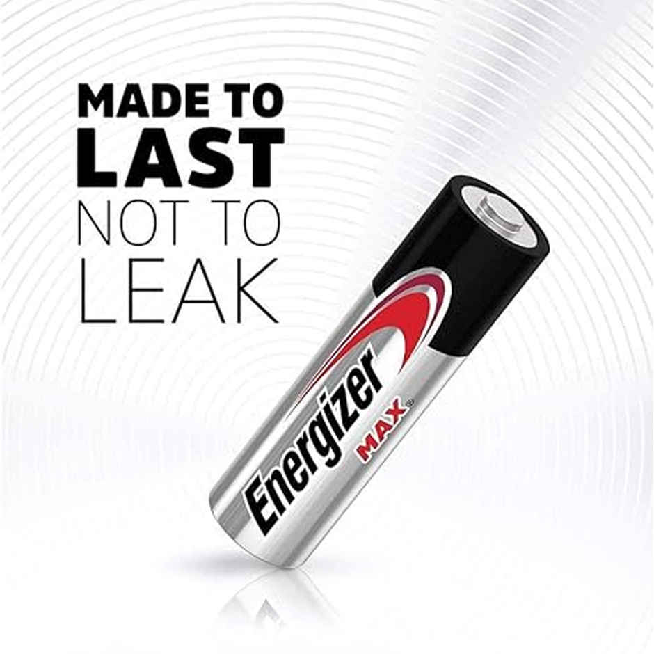 Energizer Max Alkaline Batteries - AA (Pack Of 4)