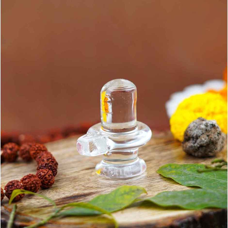 Glass Shivling | Shiva Lingam for Meditation & Pooja | Servdharm