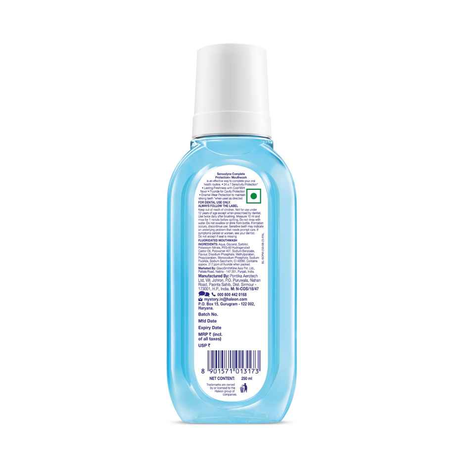 Sensodyne Mouthwash Complete Protection+ (0% Alcohol) for All Round Protection