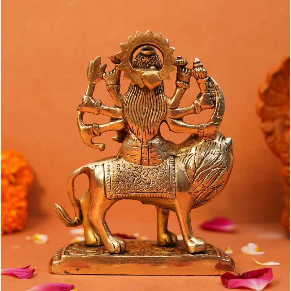 Durga Mata Pure Brass Idol | Servdharm