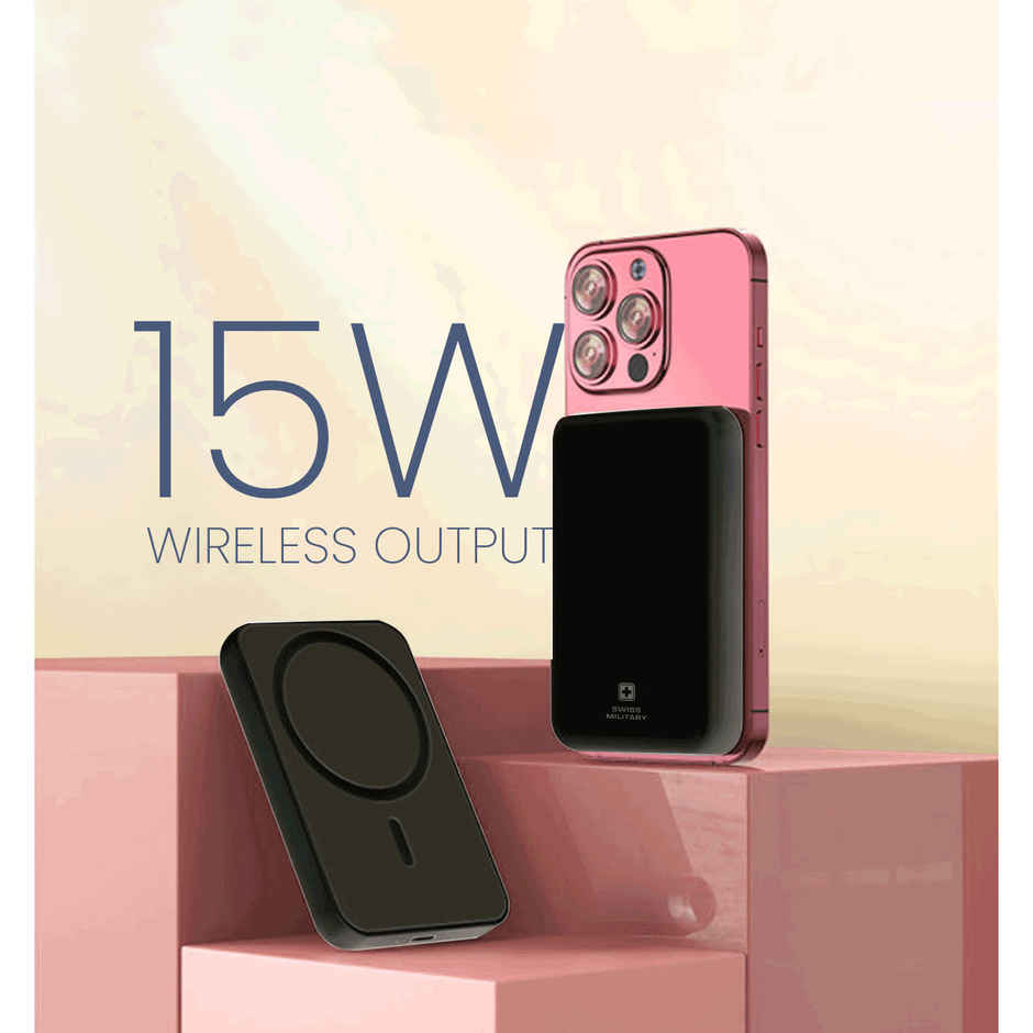 Swiss Power Bank Magdee 10K | Black