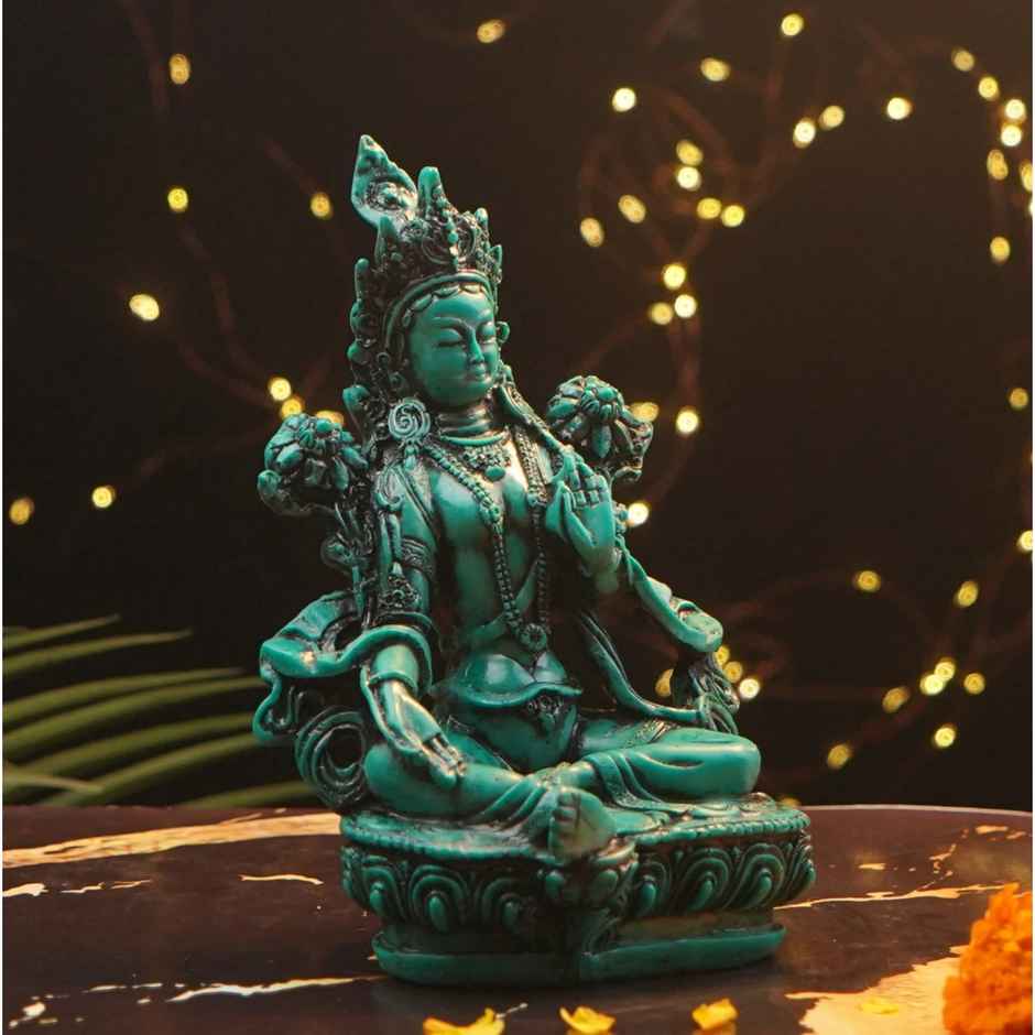 Servdharm Green Tara Mata Statue | Removes Obstacles