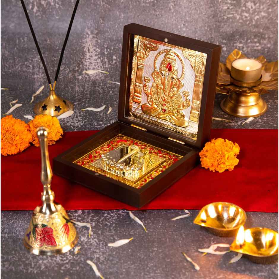 Ganesh Charan Paduka Pooja Box | Diwali Gifting | Servdharm
