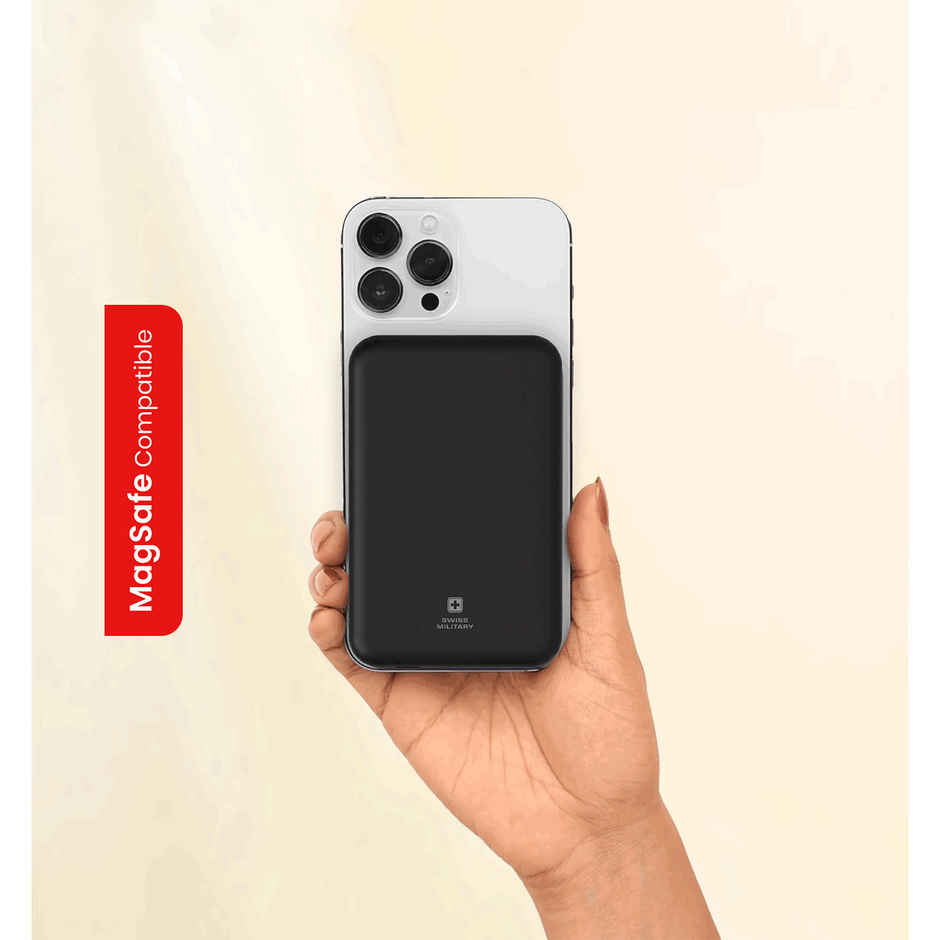 Swiss Power Bank Magdee 10K | Black