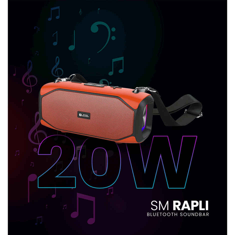 Swiss Military Audio SM RAPLI Bluetooth Speaker | Black