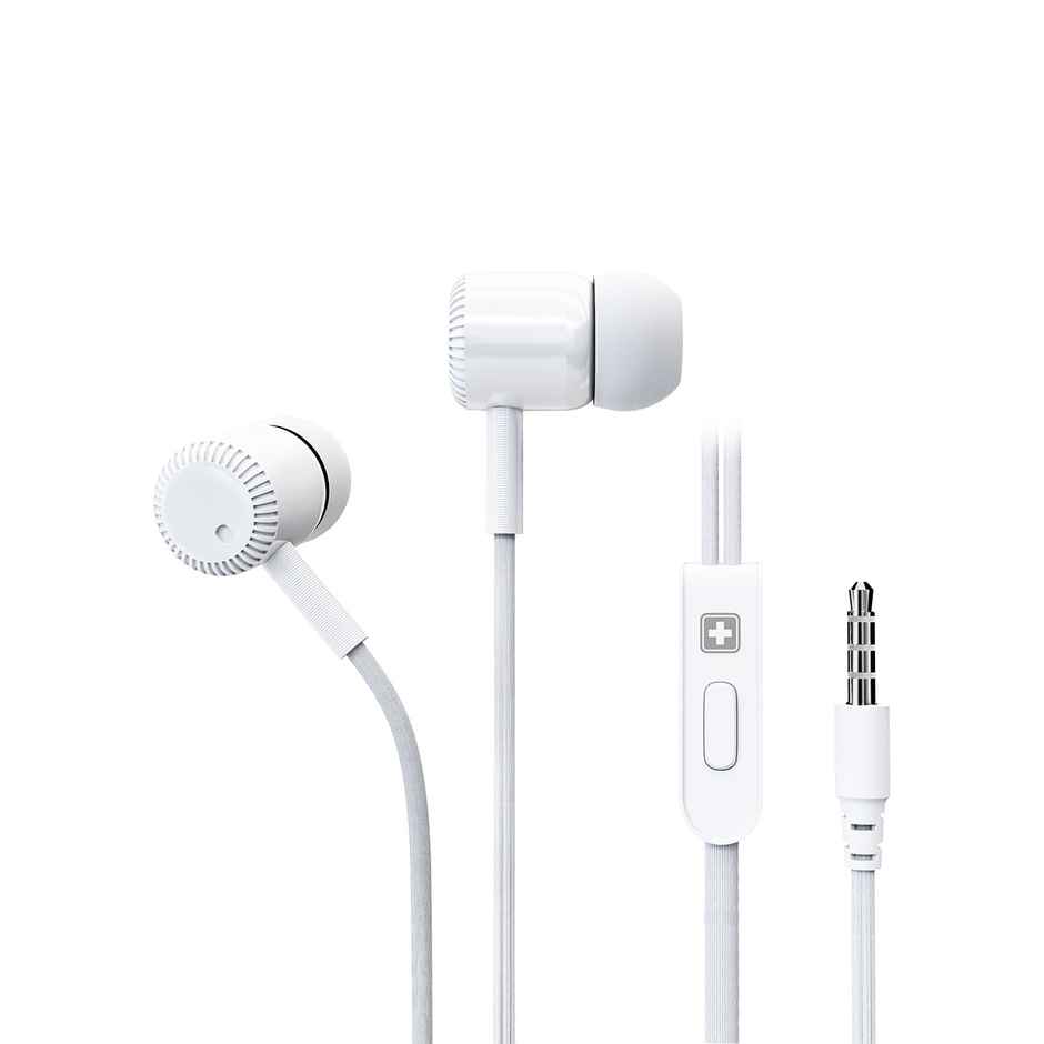 Swiss Military Audio Earphone Juice4, 3.5mm Audio Jack - White