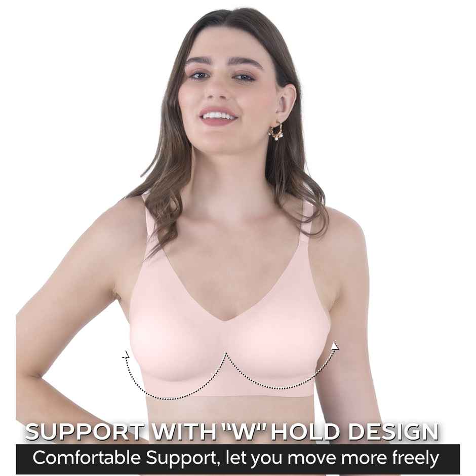 Tweens Seamless Bonded Lightly Padded Invisibra | Rose - 32D