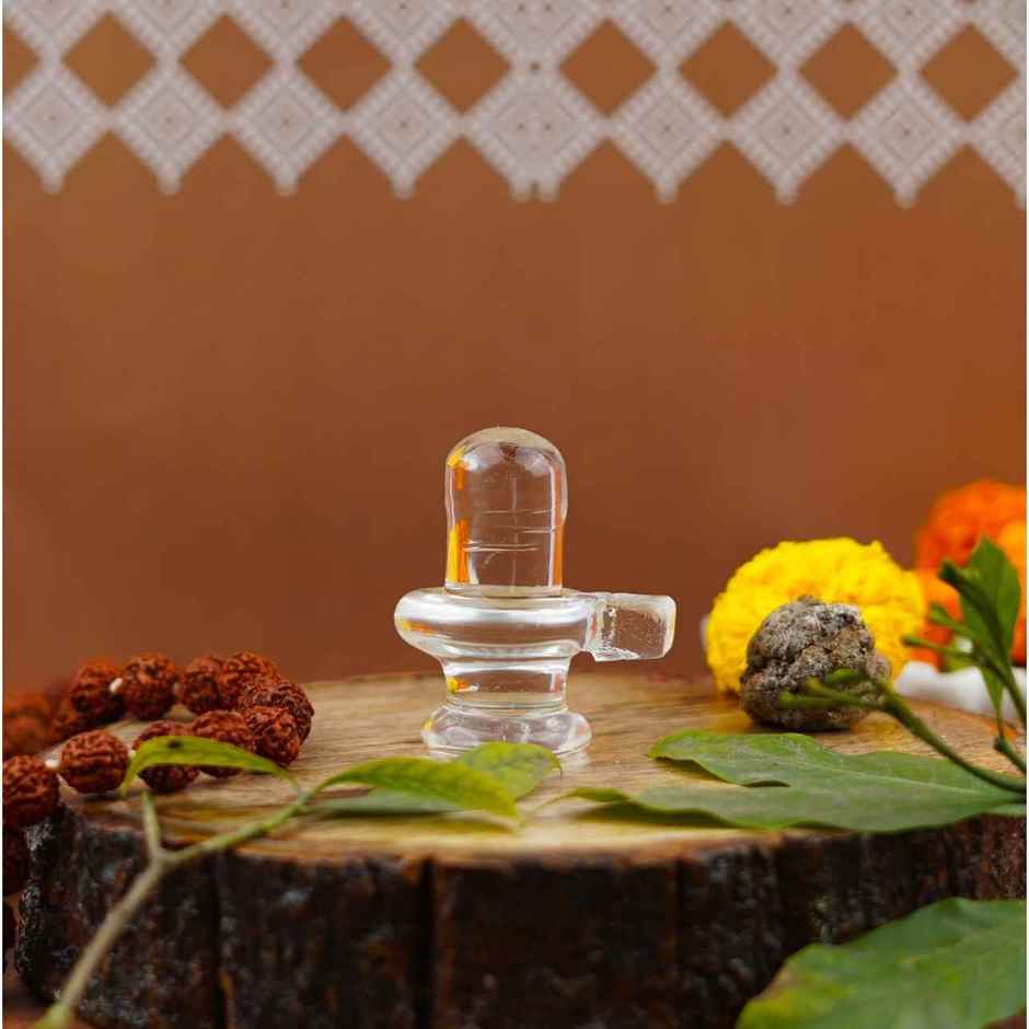 Glass Shivling | Shiva Lingam for Meditation & Pooja | Servdharm