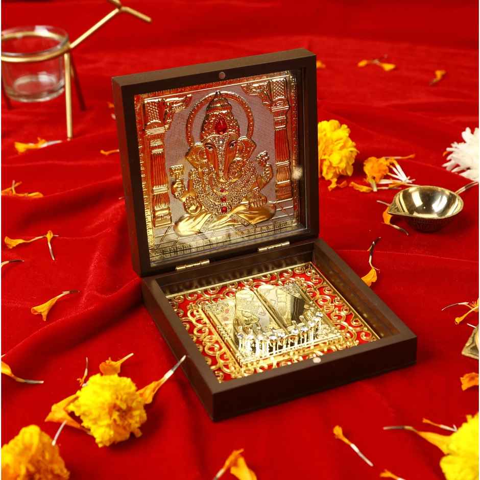 Ganesh Charan Paduka Pooja Box | Diwali Gifting | Servdharm