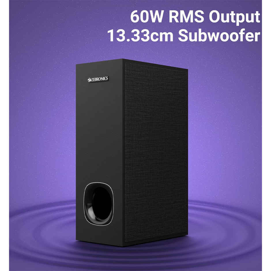 Zebronics Juke Bar 4101 110 W Bluetooth Soundbar Black 2.1 Channel