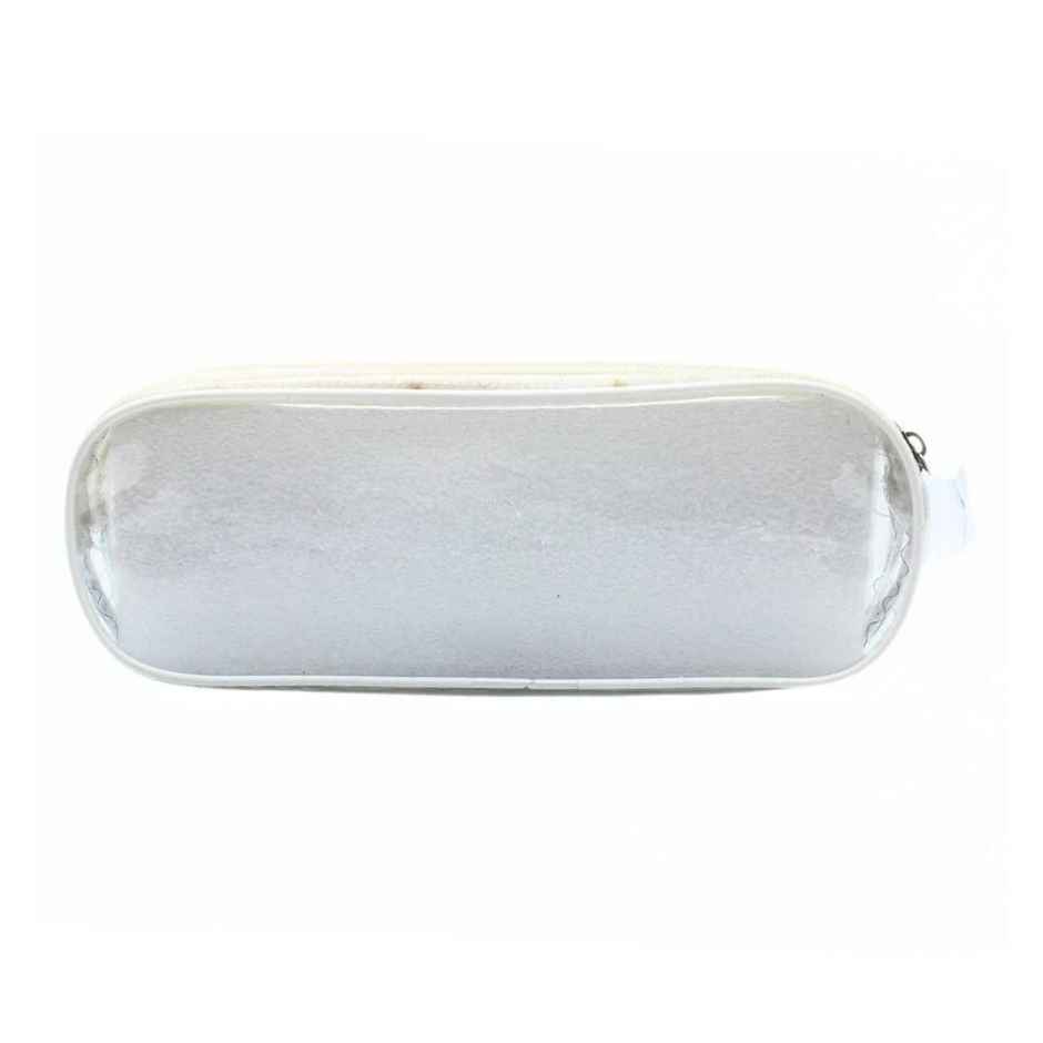 Double Zipper Transparent Stationery/Travel Pouch, Assorted Color, Large Size