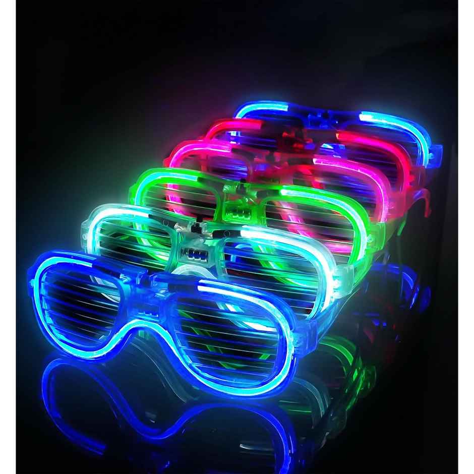Shutter Eye Glasses With Led | Fun & Party Accessory | Party Propz
