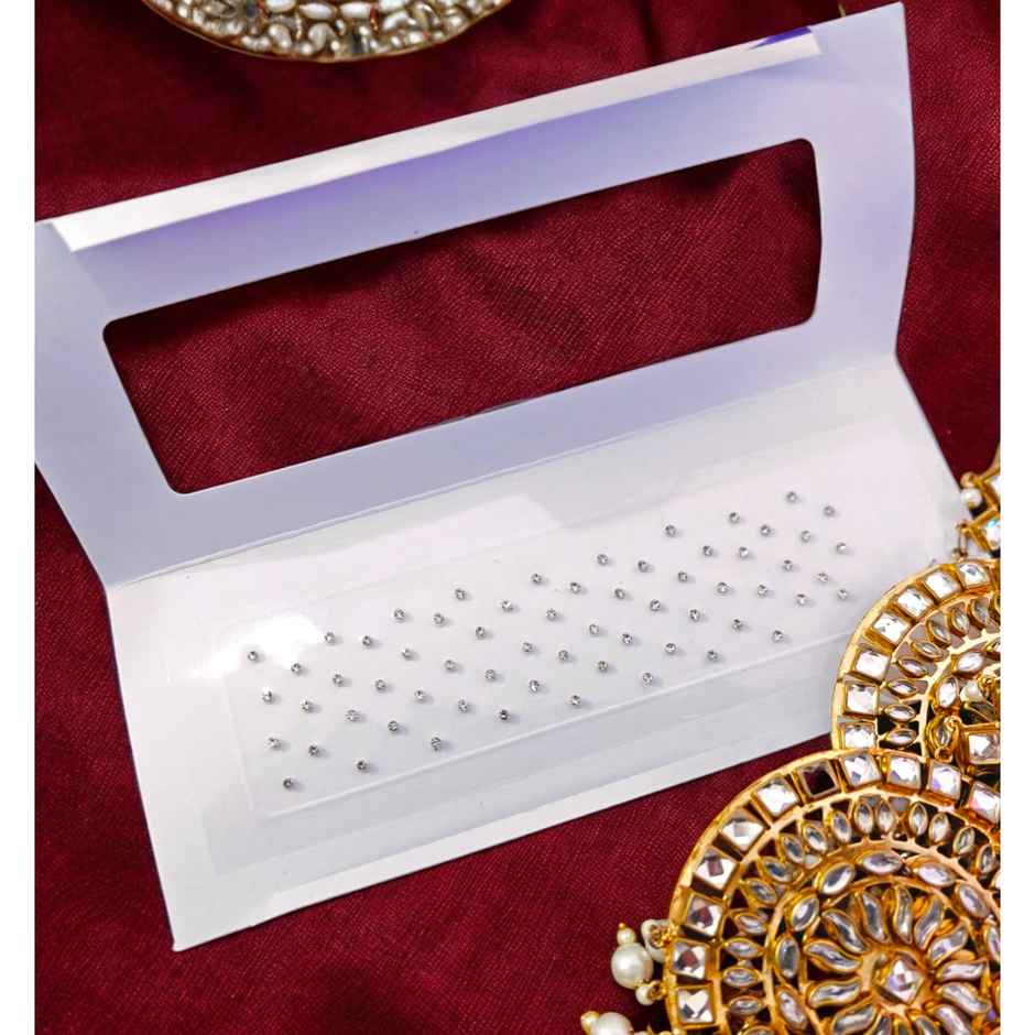 House Of Festivals White Diamond Cut Tiny Rhinestone Bindi