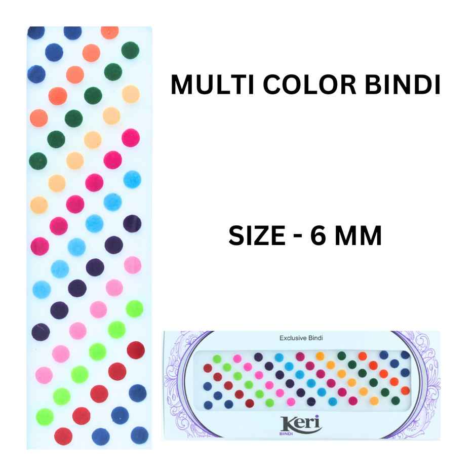 SE7EN Multi Color Bindi - 6 mm