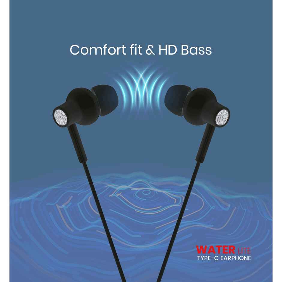 Swiss Military Water Lite Type-C Earphone - Black