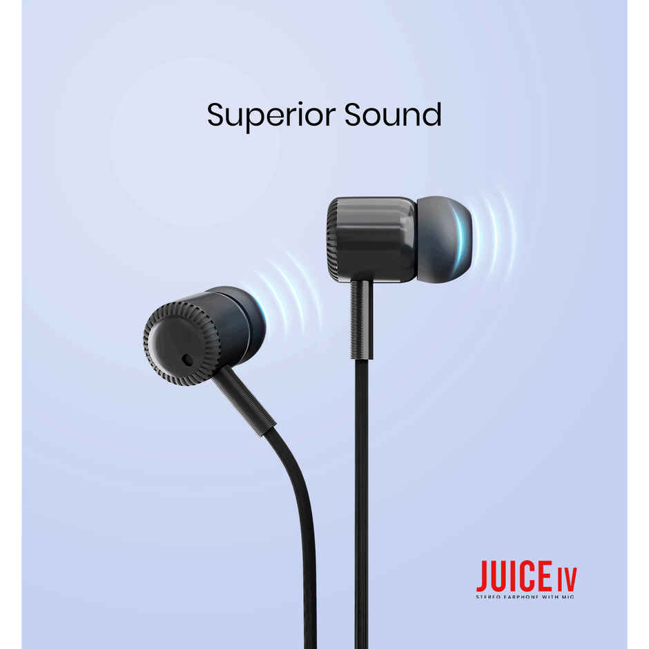 Swiss Military Audio Earphone Juice4 Black