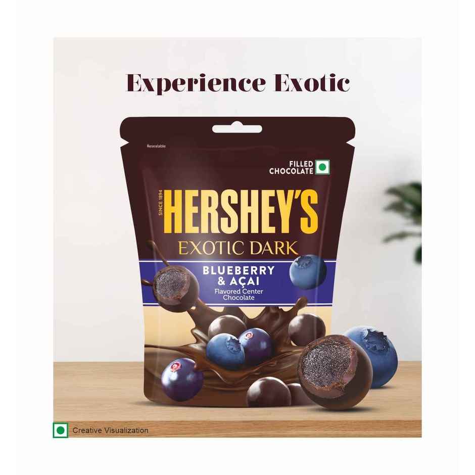 Hershey's Exotic Dark Blueberry And Acai | Chocolates Share Bag