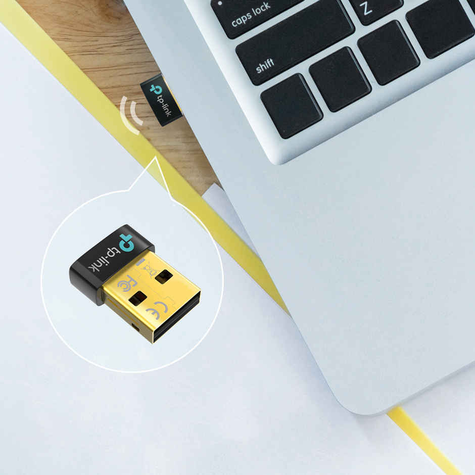 TP-Link USB Bluetooth Adapter for PC, 5.3 Bluetooth Dongle Receiver (UB500) Supports Windows 11/10/8.1/7 for Desktop, Laptop, Mouse, Keyboard, Printers, Headsets, Speakers, PS4/ Xbox Controllers