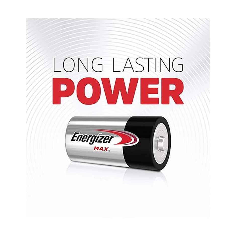 Energizer Max Alkaline Batteries - C (Pack Of 2)