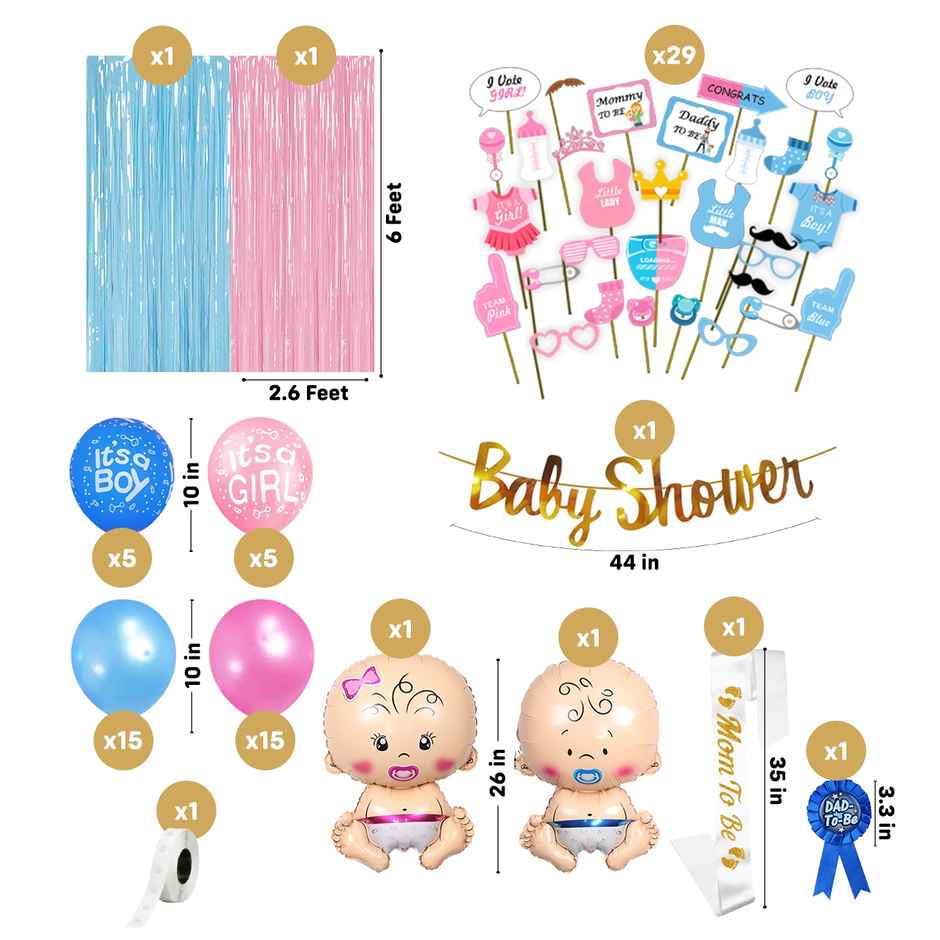 Baby Shower Decoration Kit | Party Propz