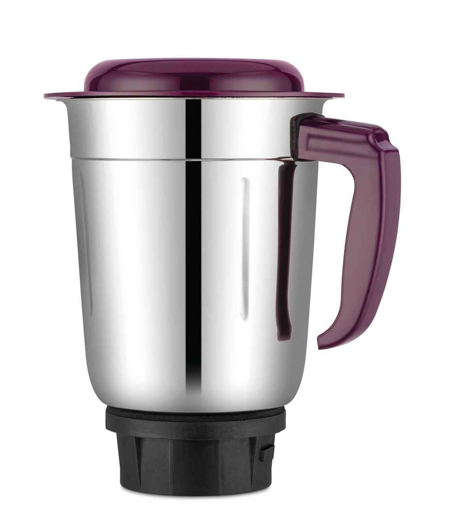 Bajaj Rex Mixer Grinder | 500 W | 3 Jars - Purple