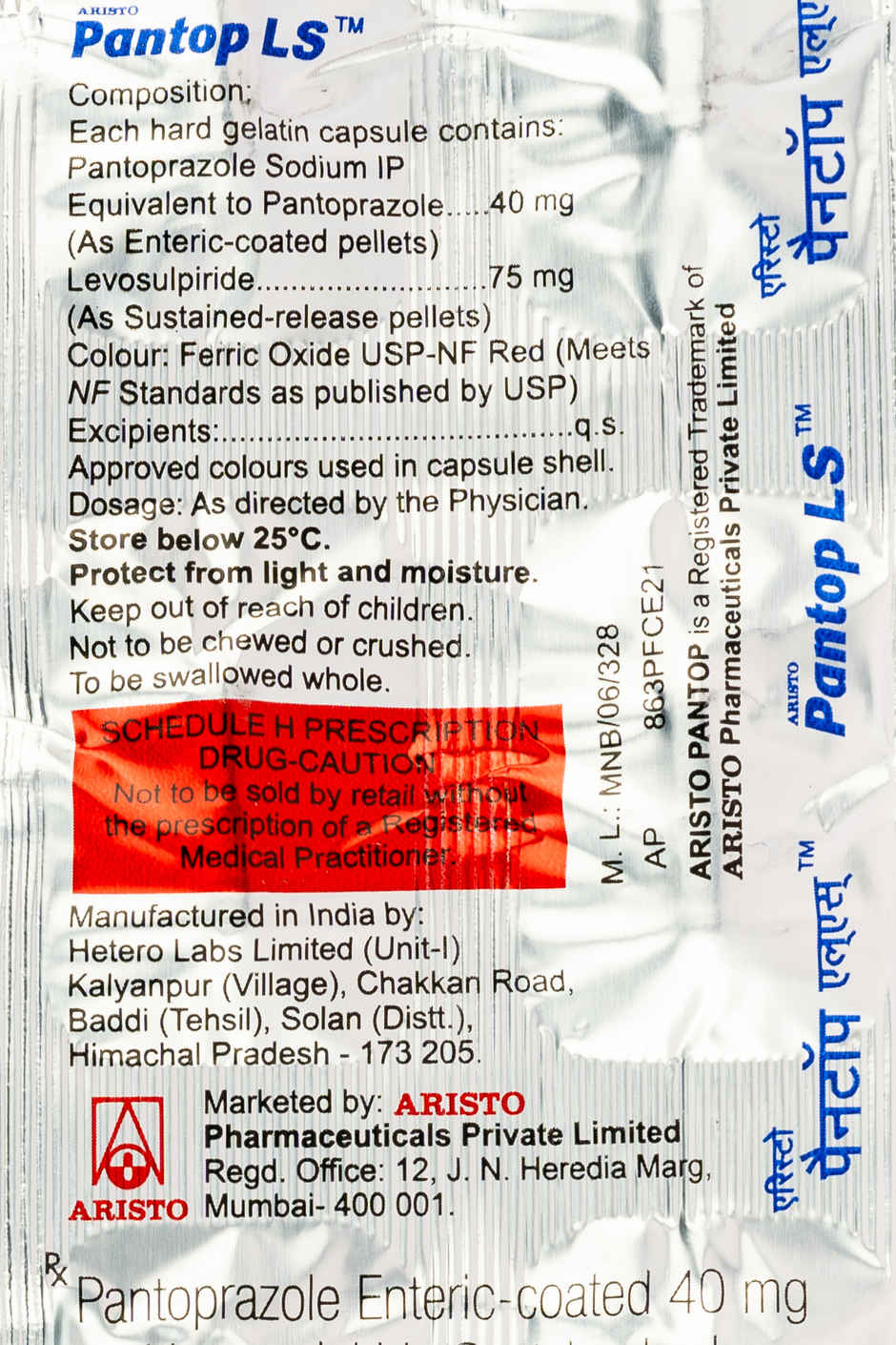 Pantop LS Capsule SR