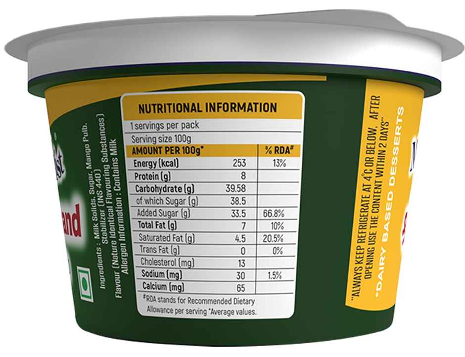 Milky Mist Mango Shrikhand Combo