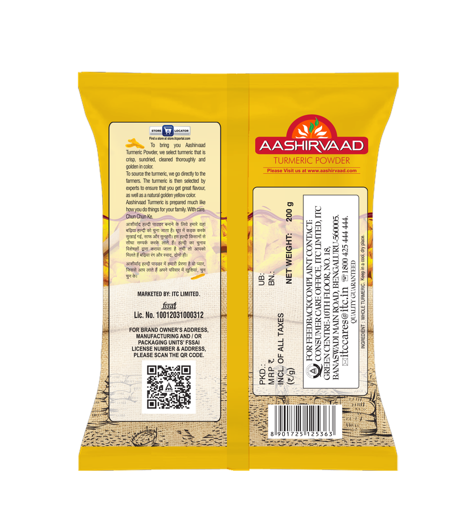 Aashirvaad Turmeric Powder | Haldi Powder