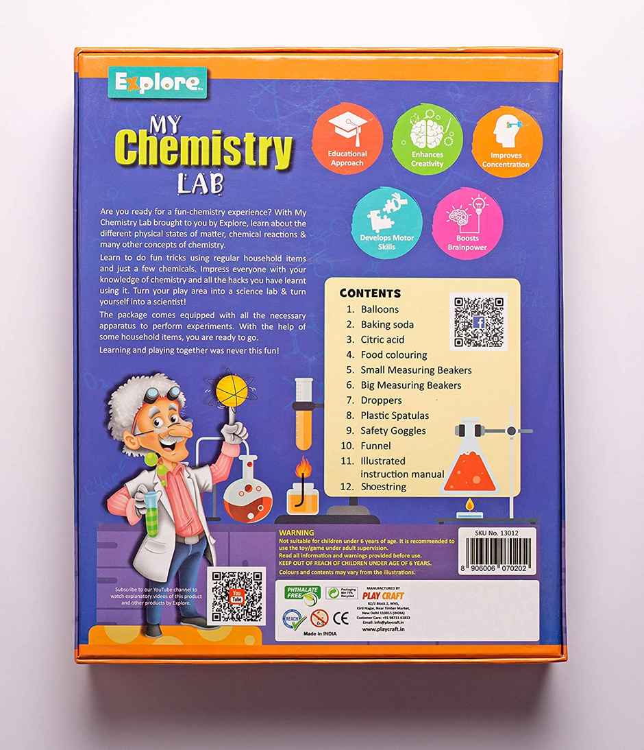 Hamleys Explore - My Chemistry Lab Science Kits for Kids | STEM Toy