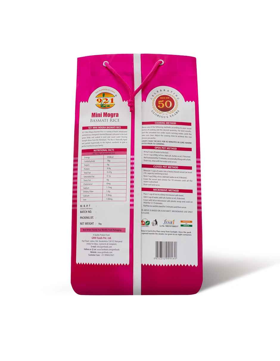 921 Mini Mogra Basmati Rice