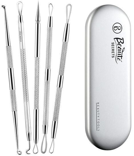 Beaute Secrets Essentials Blackhead Remover And Pimple Extractor Tool Kit