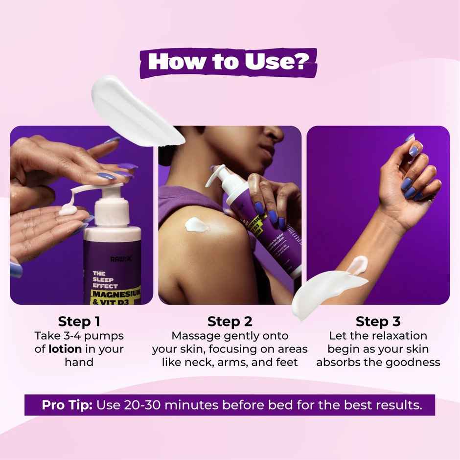 RawRX Magnesium And Vitamin D3 Lotion Unscented