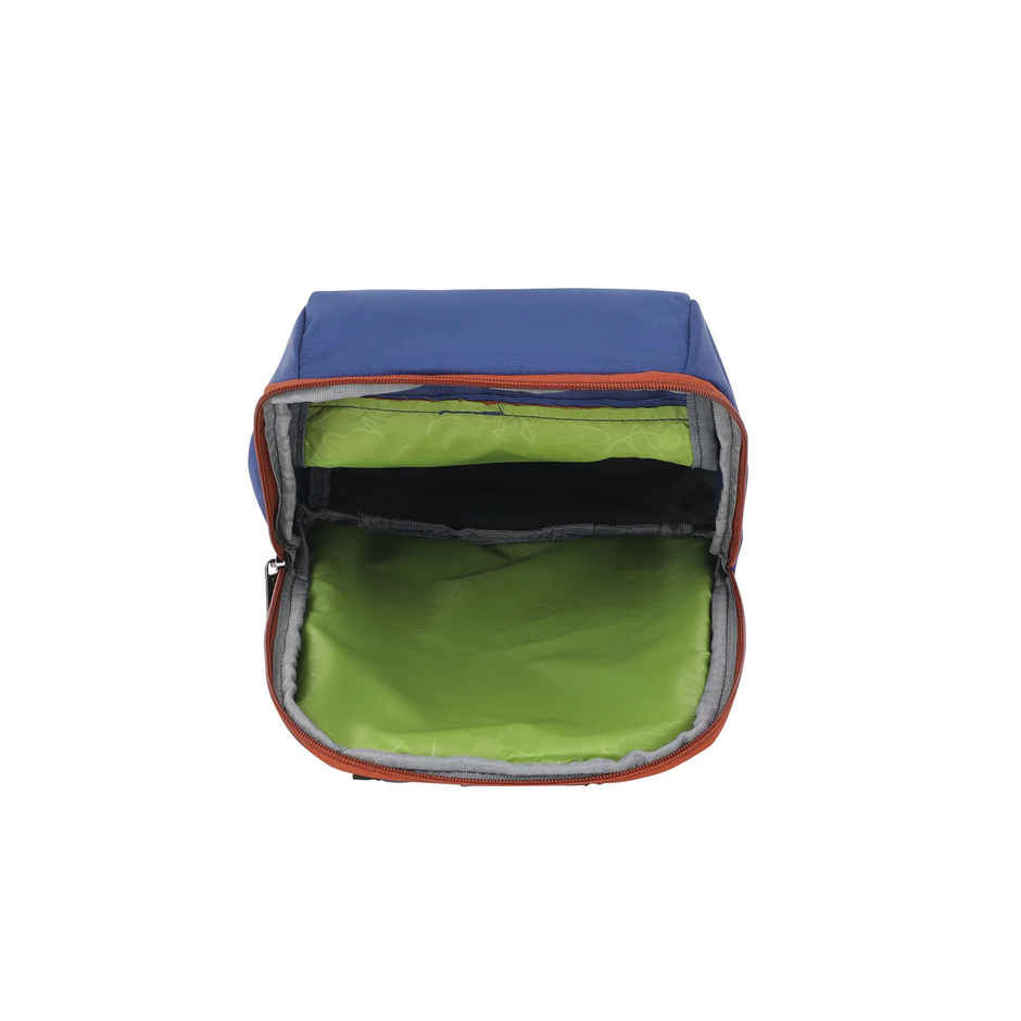 Lavie Sport Unisex Graphic Polyester 11 L Top Handle Casual Backpack | Navy Blue - S