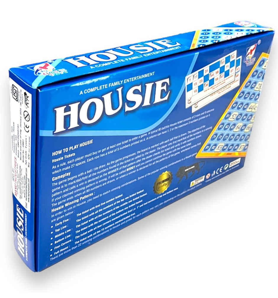 Fablue Traders Housie Game Set | Tambola Educational & Learning Board Game