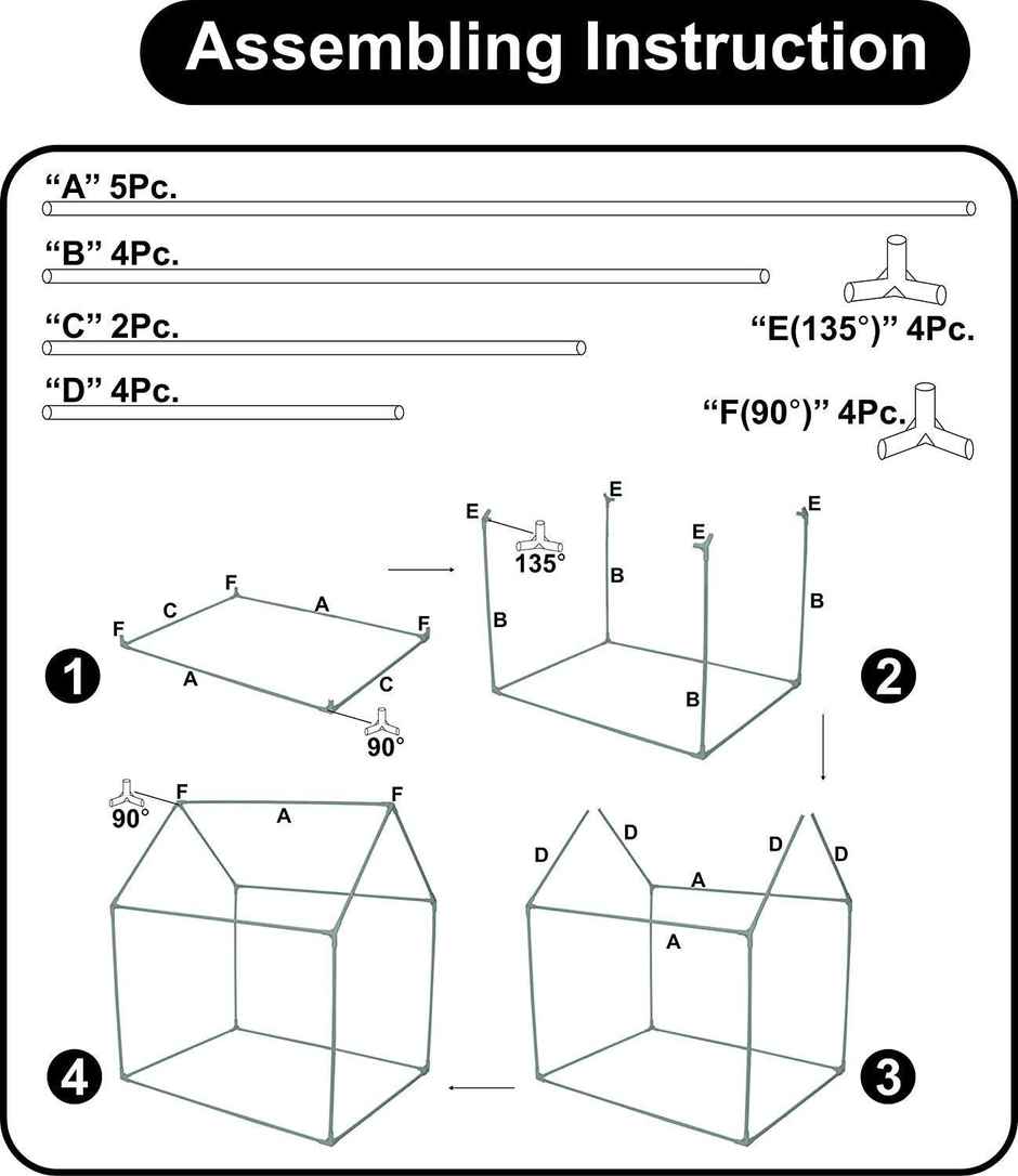 Webby Jungle Theme Kid's Play Tent House | 2+ years | Toy Home for Girls and Boys