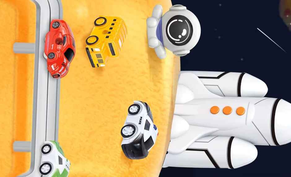 Toyshine Space Orbit Challenge Adventure Cars Track Toys For 3+ Year Old Boys Girls