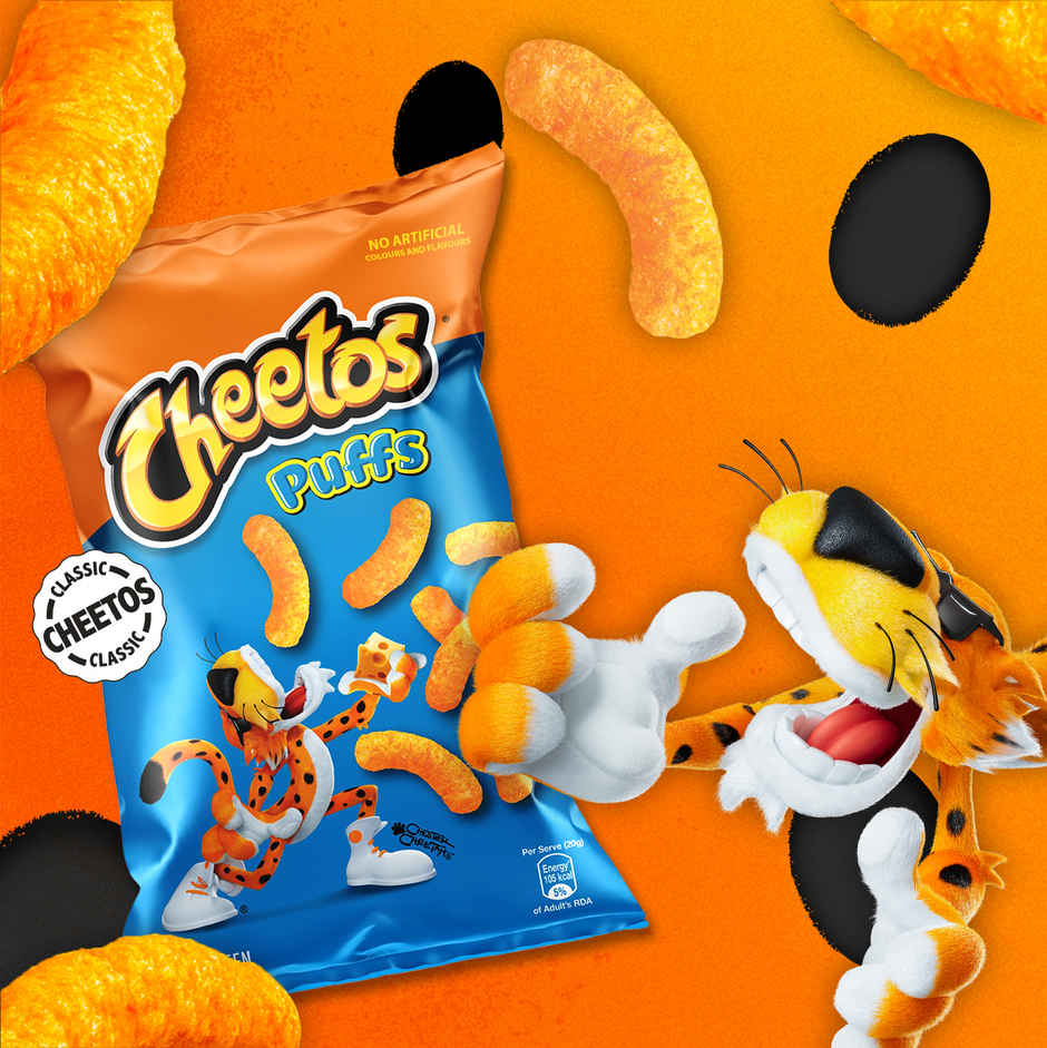 Cheetos Classic Puffs, Cheese Flavoured Corn Chips, Party Snacks Combo