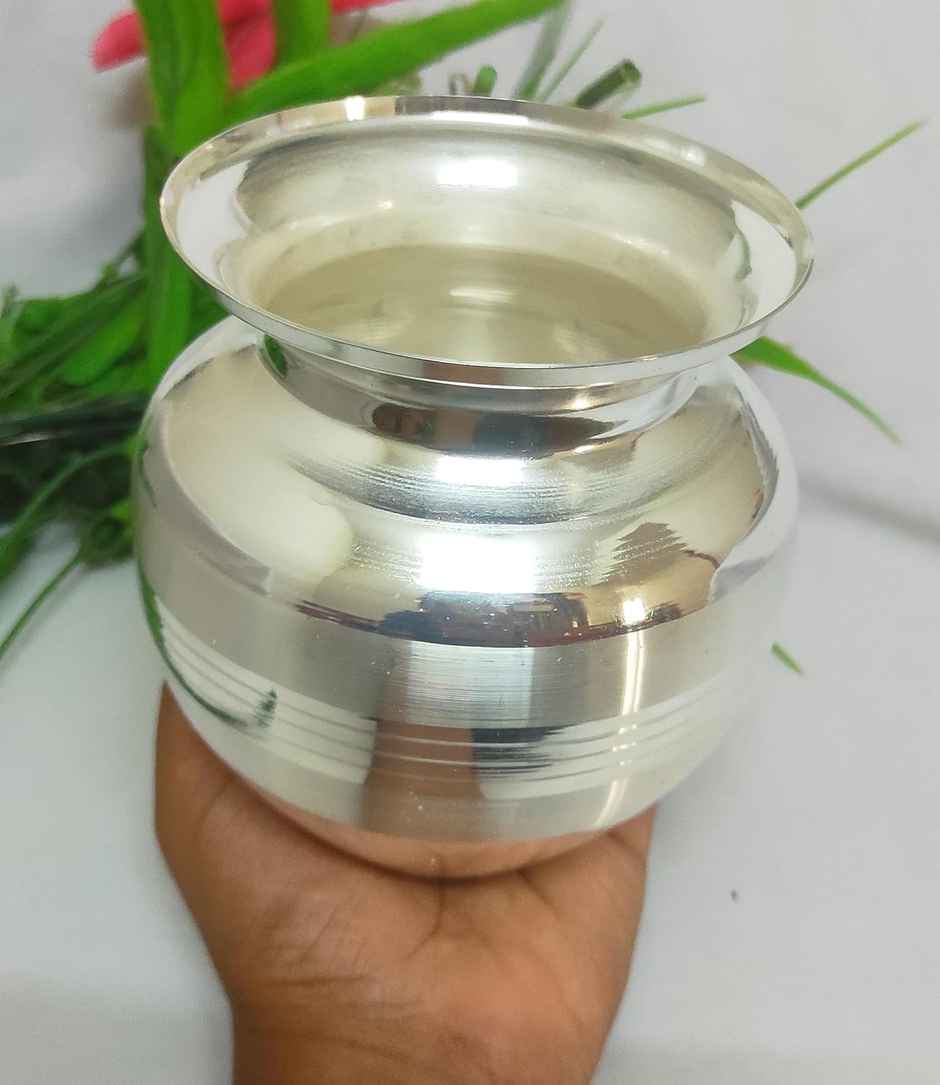 Silver Polished Pooja Lota | 300 ml | Chandar