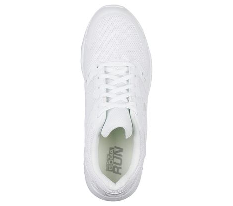 Skechers Mens Go Run 400 Intrepid Running Shoe | White (UK 7)