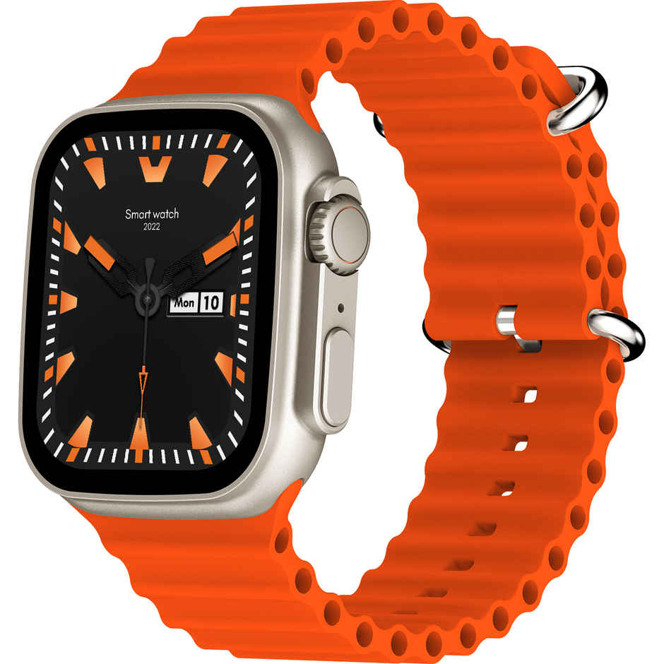 Fire-Boltt Warrior Smartwatch | 1.96" AMOLED Display | BT Calling - Orange
