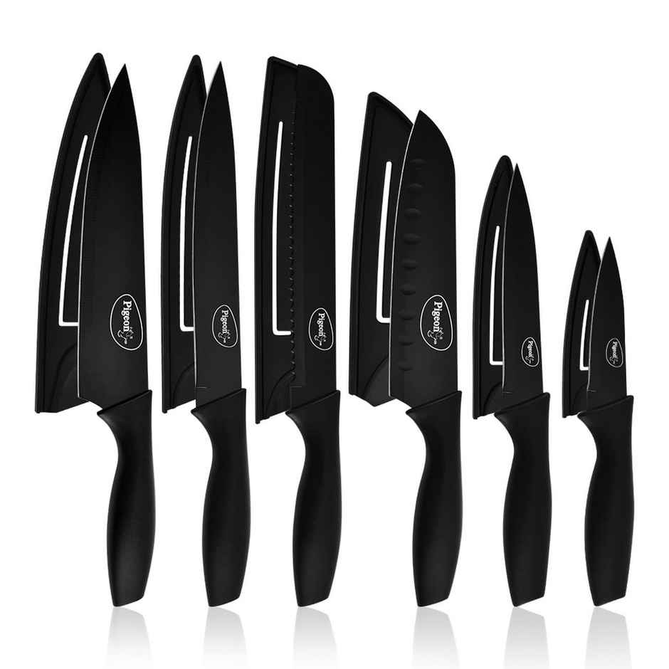 Pigeon Edge Carbon Knife Set 6 Pcs